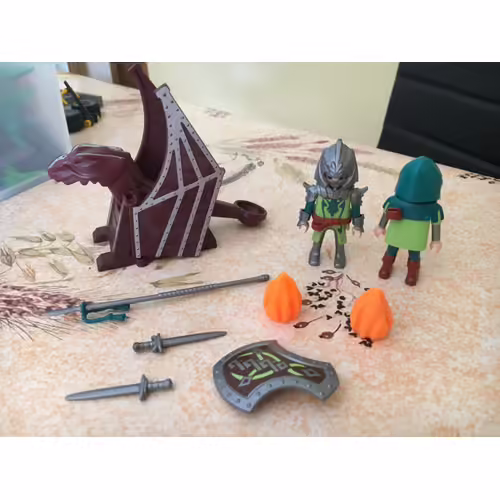 Playmobil 5911 : Dragon Vert, Catapulte