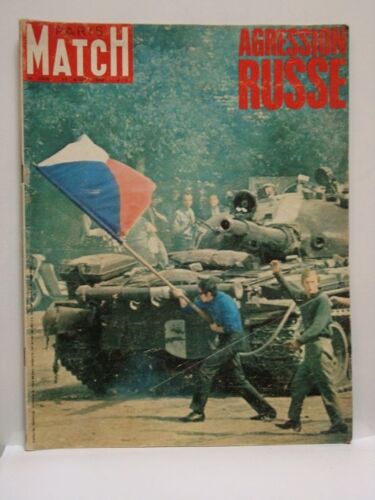 Paris Match  N° 1008 : Agression Russe En Tchécoslovaquie 31 Aout 1968