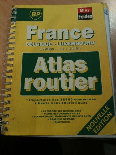 Atlas Routier Et Guide Touristique France - Belgique, Luxembourg, Echelle 1/250 000, Légende En 5 Langues