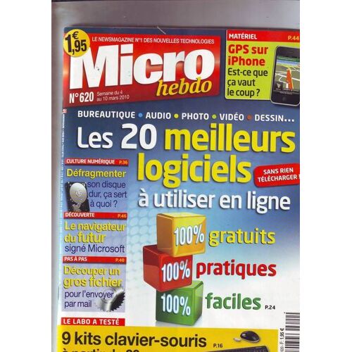 Micro Hebdo  N° 620