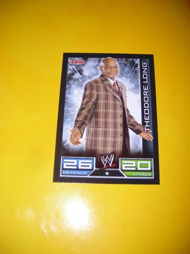 Carte De Catch Slam Attax 2009 Ecw Theodore Long N°124/172