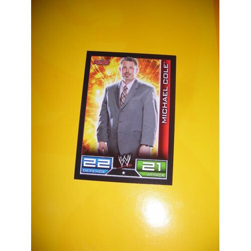 Carte De Catch Slam Attax 2009 Raw Michael Cole 70/172