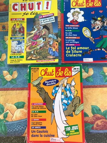 Chut Je Lis Numéros 15, 25 Et Le Double 22/23 - Samarkand, Cralacru, Un Gaulois Dans La Cuisine