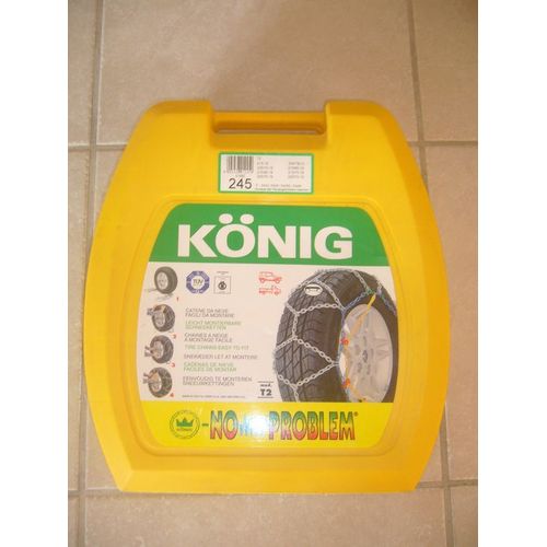 Konig No Problem T2 N°245 - Chaines Neige  Pour 4x4 Et Utilitaires