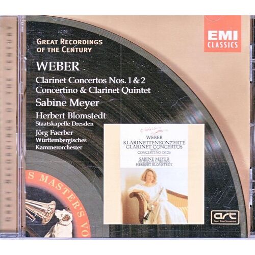 Concertos Pour Clarinette Et Orchestre No. 1 En Fa Mineur Opus 63 Et No. 2 En Mi Bémol Majeur Opus 74, Concertino Pour Clarinette Et Orchestre Opus 26, Quintette Pour Clarinette Et Cordes En...