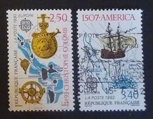 France Oblitéré N°2755-2756 Lot De 2 Timbres De 1992