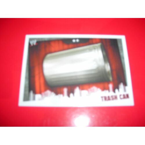 Carte De Catch Evolution 2010 Prop Card N°165 Trash Can