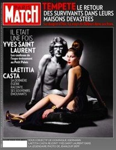 Paris Match  N° 3173 : Yves St Laurent L Expo Au Grand Palais / Casta / Tempete Vendee