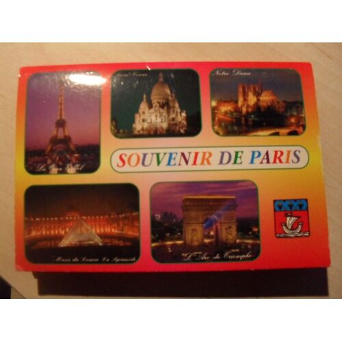 Souvenir De Paris, Carnet De 18 Cartes