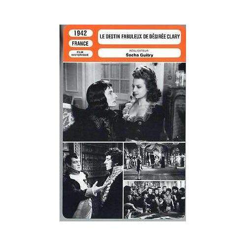 Fiche Monsieur Cinema Le Destin Fabuleux De Désirée Clary