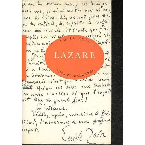 Lazare Suivi De Soeur-Des-Pauvres, Le Sang, Souvenirs (Collection Du Sablier)