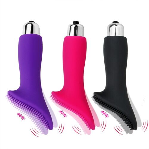 Vibromasseur À Brosse Pour Femmes, Massage Du Point G, Stimulateur Vaginal De Clitoris, Appareil Pour Les Doigts Et Les Épines, Jouets Sexuels