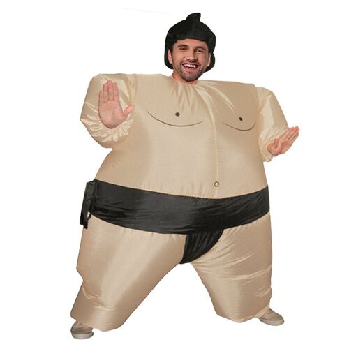 Funny Games Sumo Costumes Cosplay Party Costume Pour Blowup Adultes / Enfants + Noir + Adult