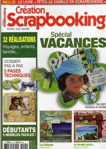 Creation Scrapbooking  N° 24 : Spécial Vacances