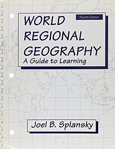 World Regional Geography: A Guide To Learning