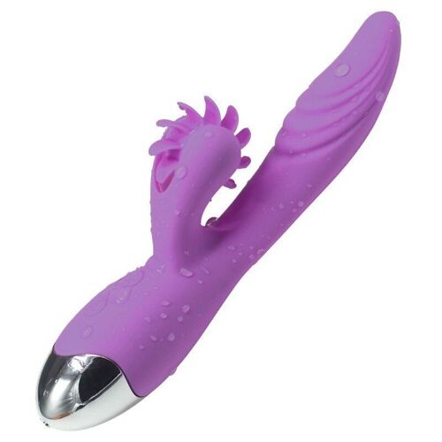 Massage À La Main À Plusieurs Vitesses Pour Femmes, Rechargeable Par Usb, Étanche (Violet)