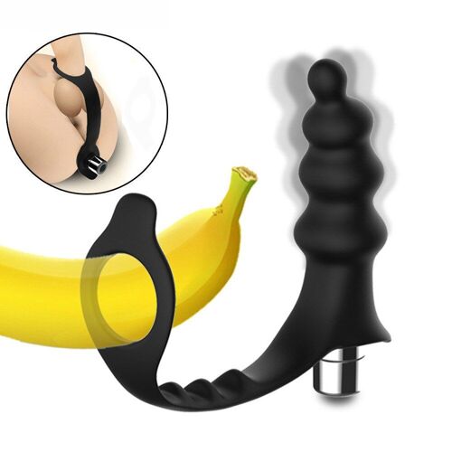 Vibrateur Électrique De Perles Anales Pour Homme, Stimulateur De Prostate, Masturbateur, Retarde L'éjaculation, Serrure De Coq, Anneau De Sexe