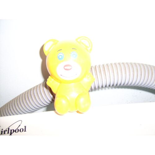 Petit Ours En Plastique Dur Jaune - 6 Cm