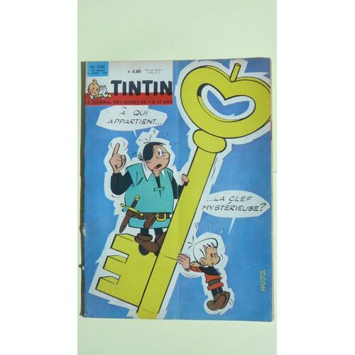 Tintin N° 754 : A Qui Appartient La Clef Mysterieuse ?