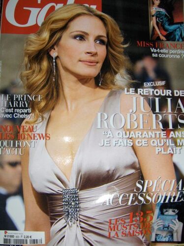 Gala  N° 000823 : 16/03/2009: J.Roberts 4p/ Thierry 2p/ Mortaud 1p/ Duffy 1p/ Biraben 3p/ Blier 4p/ Cambell 1p/ Juppe 3p/ Harry 1p/ Cuenca