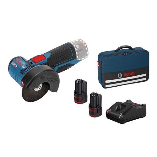 Bosch Professional Meuleuse angulaire sans fil GWS 12V-76, avec 2 x 2.0 Ah Li-Ion batterie - 06019F200C