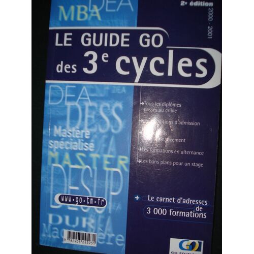 Guide Go Des 3e Cycles 2000/2001