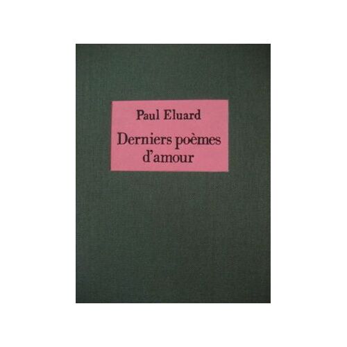 Derniers Poèmes D'amour