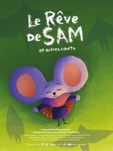 Le Rêve De Sam (Et Autres Courts) - Véritable Affiche De Cinéma Pliée - Format 120x160 Cm - De Robin Joseph, Pierre Clenet, Marlies Van Der Wel, Alejandro Diaz, Romain Mazevet, Stéphane Paccolat -2019
