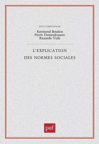 L'explication Des Normes Sociales
