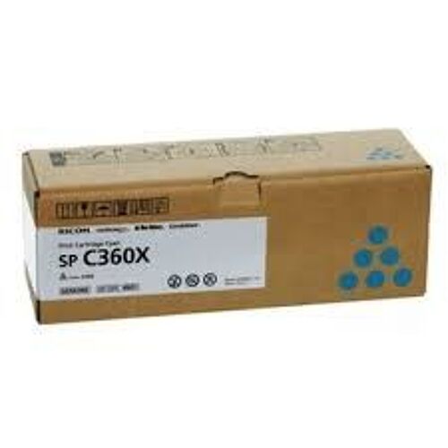 Ricoh SP C360X - Cyan - original - cartouche de toner - pour Ricoh SP C361SFNw