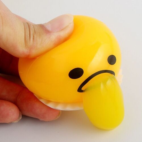 Balle Anti-Stress Avec ¿Uf Jaune, 1 Pièce, Jouet Amusant Anti-Stress