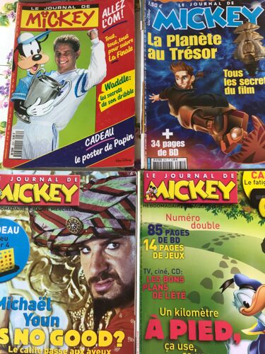 Le Journal De Mickey Numéros 2031, 2631, 2747 Et 2767