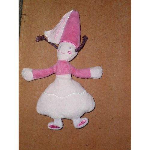 Auchan Fée Princesse Peluche Doudou 19.5 Cm