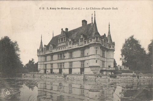 Carte Postale - Azay-Le-Rideau - Château Façades Orientales 1904