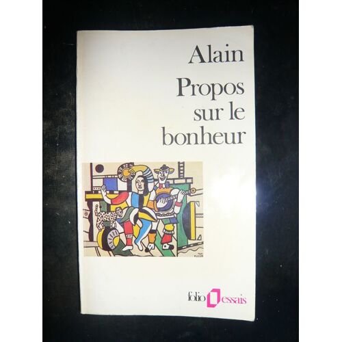 Propos Sur Le Bonheur