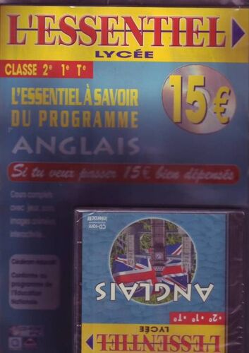 L'essentiel Lycée . Programme Anglais 2° . 1° .T°