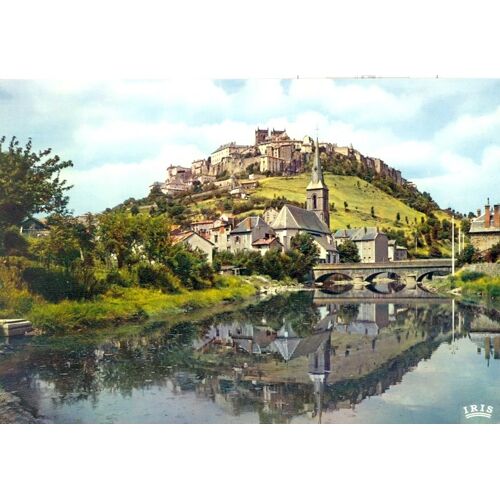 Saint Flour . " Vue Générale " . Cantal . 1970