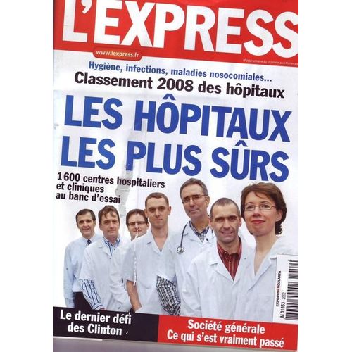 L'express  N° 2952 : Les Hopitaux Les Plus Surs   Cd Rom Guide Sante De La Famille
