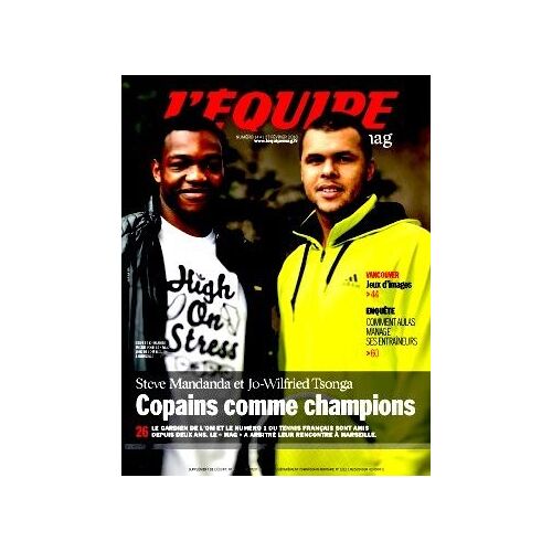 L'équipe Mag Magazine  N° 1441 : Mandada & Tsonga / Vancouver En Images / Aulas Et Managment