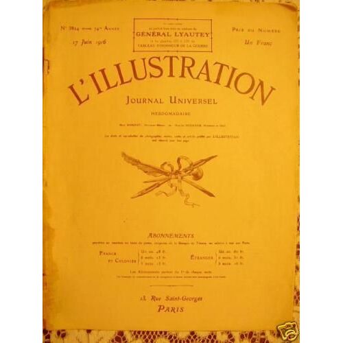 L'illustration, Journal Universel, N°3824, 17/06/1916