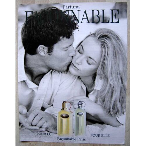 Publicité Papier - Parfums Façonnable De 2000
