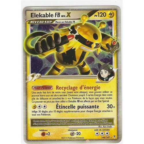 Pokemon - Elekable Fb Niv.X (144/147) Pv120