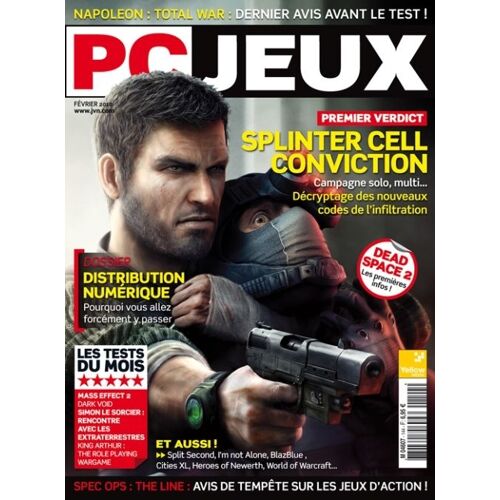 Pc Jeux  N° 144 : Splinter Cell Conviction, Napoleon Total War