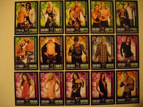 Wwwe Slam Attax : Lot De 15 Cartes