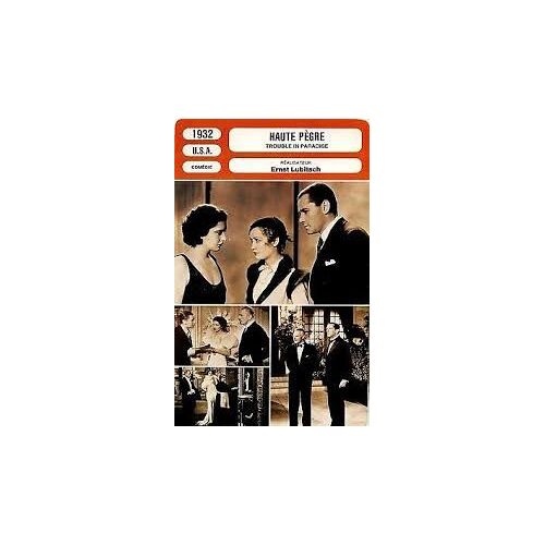 Fiche Monsieur Cinema Haute Pègre