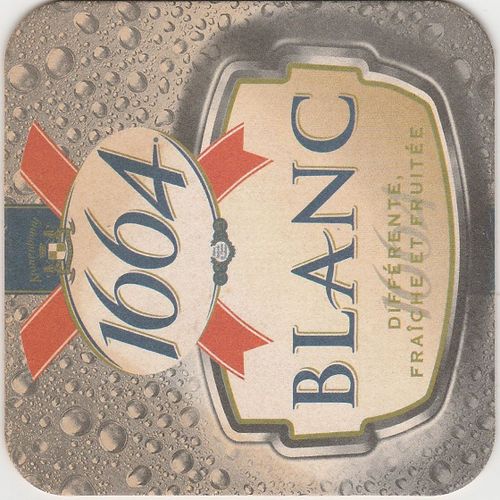 Sous-Bock Bière Blanche 1664 Pour Collectionneur