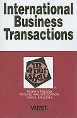 International Business Transactions In A Nutshell