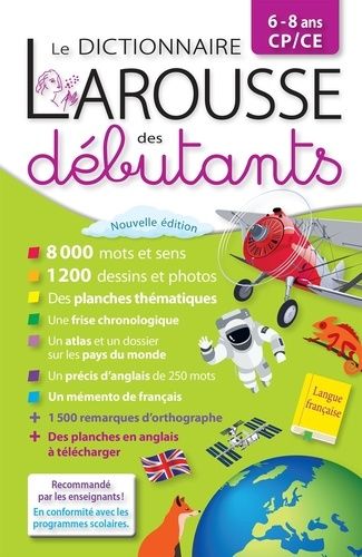 Le Dictionnaire Larousse Des Débutants Cp/Ce - Edition 2020