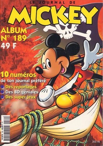 Le Journal De Mickey - Album N° 189