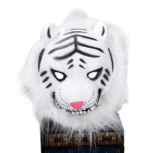 Masque De Tigre Halloween Cosplay Costumes Masque Effrayant Terrifiant Dents Burrs Masque Enfants Cadeau D'anniversaire Fête Faveur
